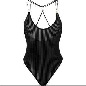 Bluebella Avia Black Bodysuit